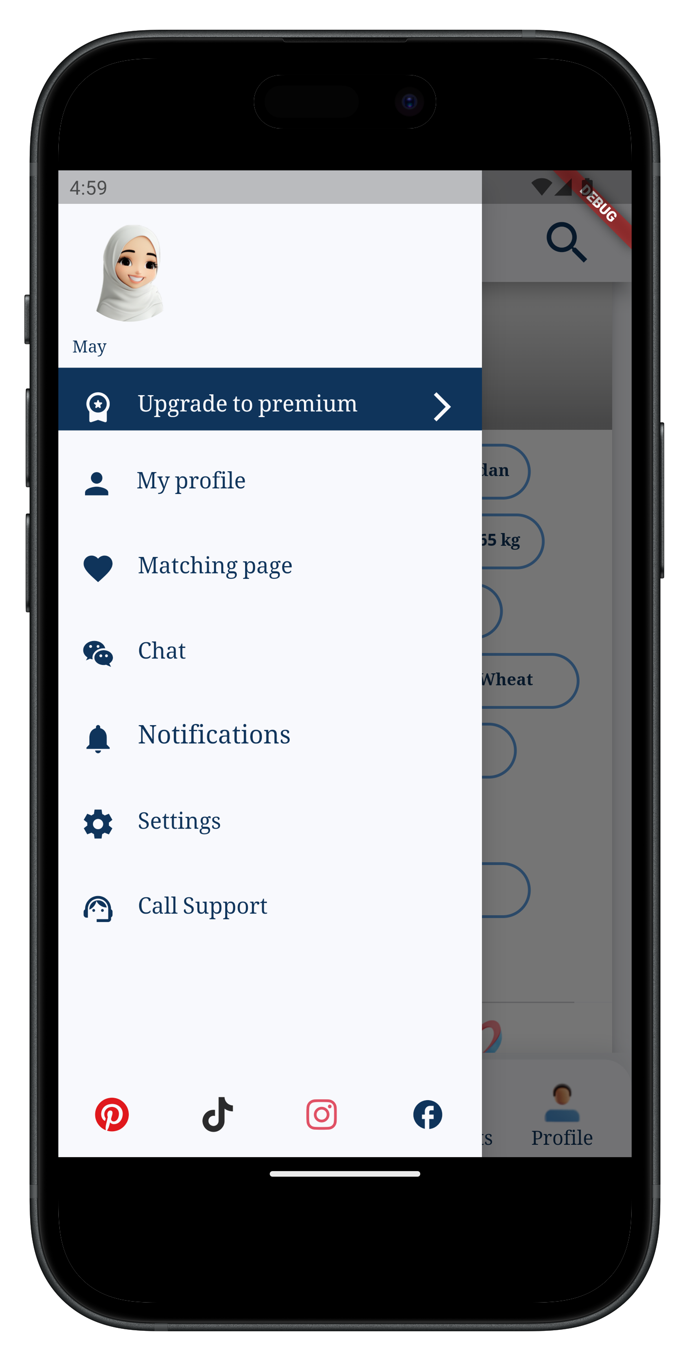  Click on settings
