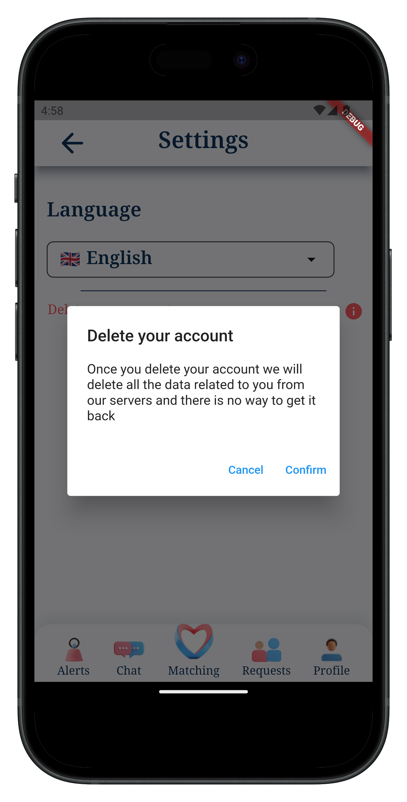 Click on confirm