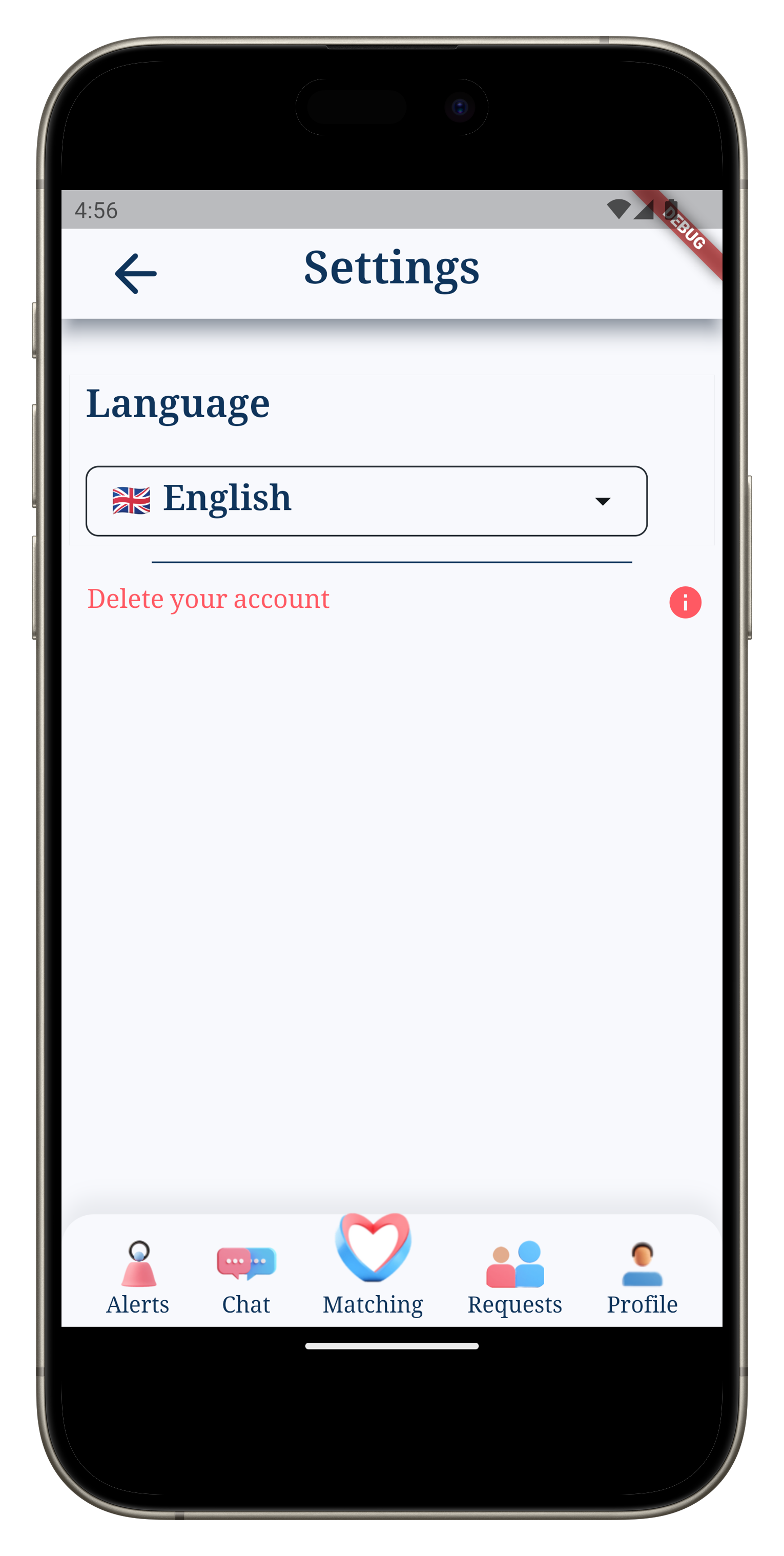 image of the iPhone app